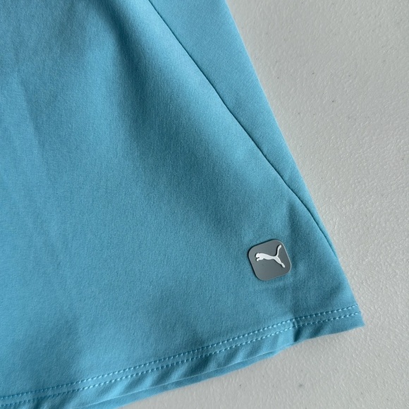 NWT Puma Milky Blue Power Shape Solid Woven Golf Athletic Skort Tennis - Picture 7 of 16